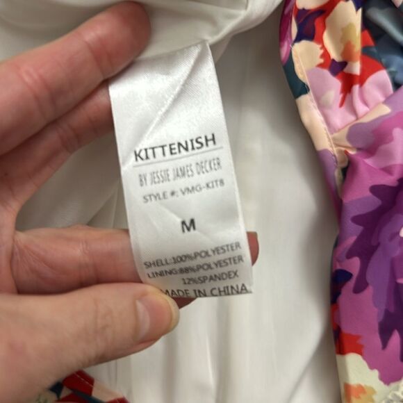 Kittenish Jessie floral silky corset top medium m - Picture 9 of 9